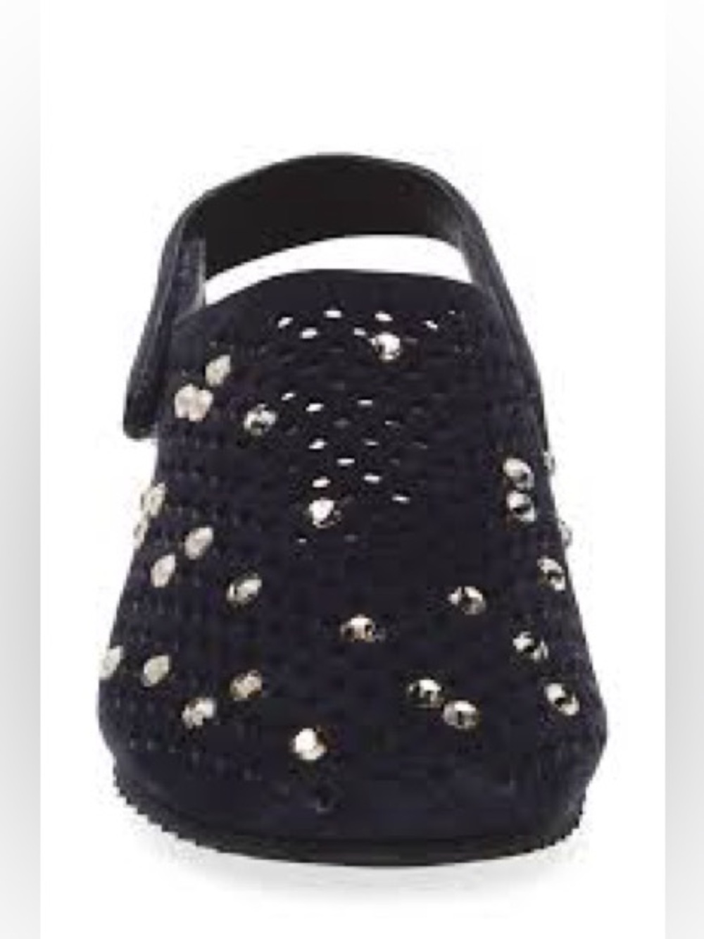 Pedro Garcia NWOT Bely Embellished Navy Slingbacks Sz 36.5, 6.5 US - Picture 3 of 9